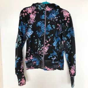 lululemon athletica Black Floral Jacket